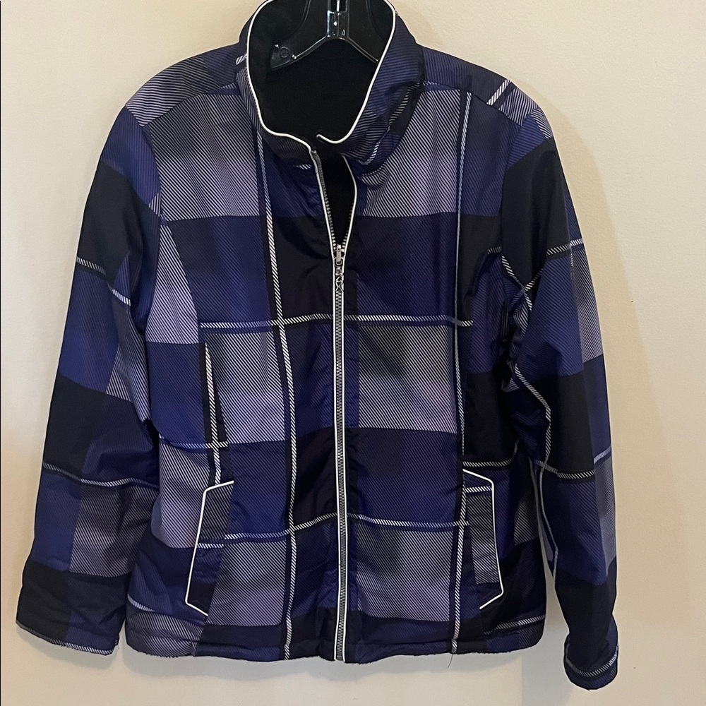 ZeroXposur Women's Purple Plaid Ski Jacket